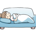 ソファーで寝る腰痛