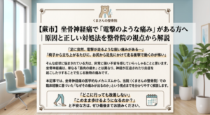 坐骨神経痛対処法