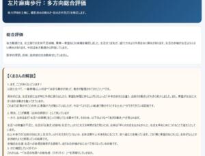 歩行解析結果